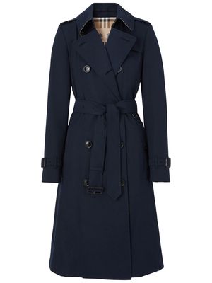 Burberry Chelsea Heritage double-breasted trench coat - COAL BLUE