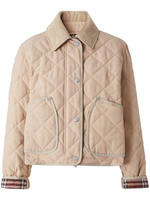 Burberry cropped long-sleeve jacket - Neutrals
