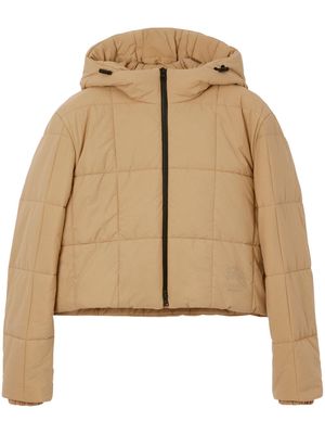 Burberry cropped quilted puffer jacket - Neutrals