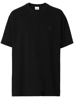 Burberry crystal EKD cotton jersey T-shirt - Black