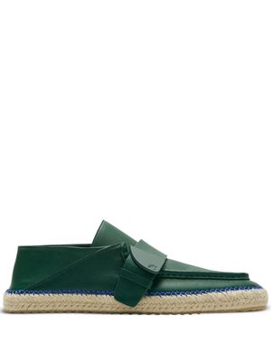 Burberry Deck leather espadrilles - Green