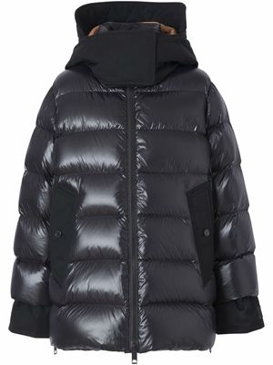 Burberry detachable warmer puffer jacket - Black