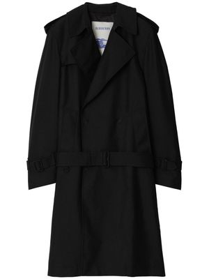 Burberry double-breasted belted trench coat - Black