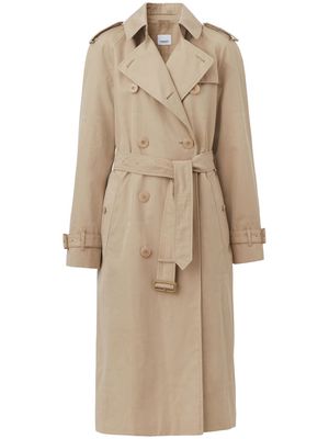Burberry double-breasted belted trench coat - Neutrals