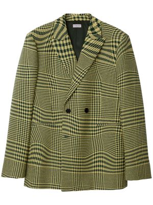 Burberry double-breasted blazer - Green