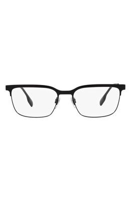 burberry Douglas 56mm Square Optical Glasses in Matte Black