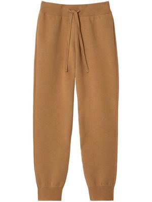 Burberry drawstring-fastening track pants - Brown
