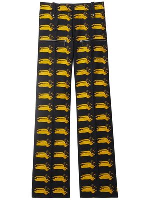 Burberry Duck-print wool trousers - Yellow