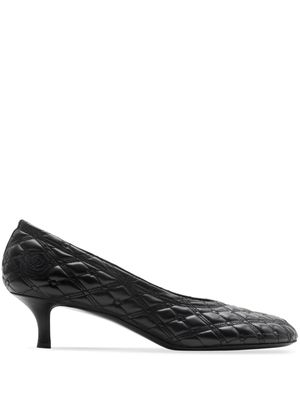 Burberry EKD Baby 45mm leather pumps - Black