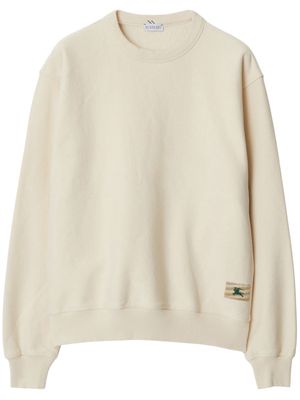 Burberry EKD cotton sweatshirt - Neutrals