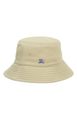 burberry EKD Embroidered Cotton Twill Bucket Hat in Hunter