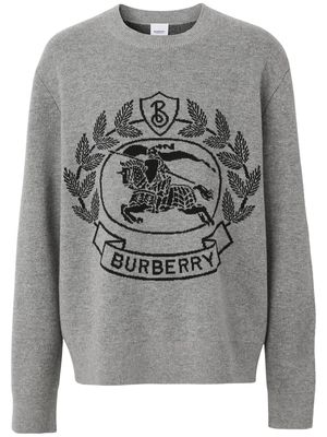 Burberry EKD intarsia wool jumper - Grey