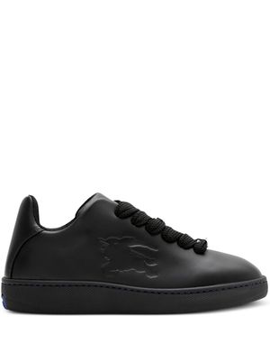 Burberry EKD logo-embossed leather sneakers - Black
