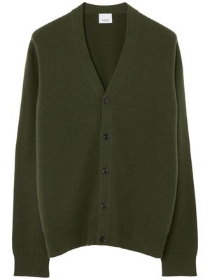 Burberry EKD-motif cashmere cardigan - Green