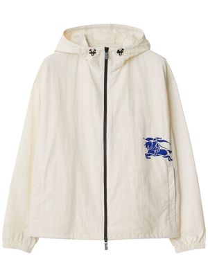 Burberry EKD-patch hooded jacket - White