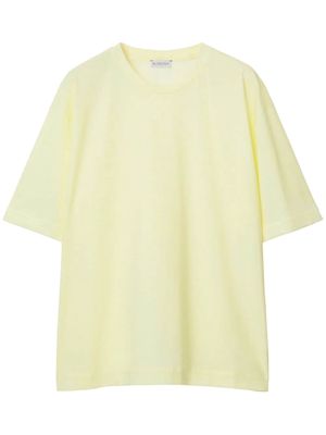 Burberry EKD-print cotton T-shirt - Yellow