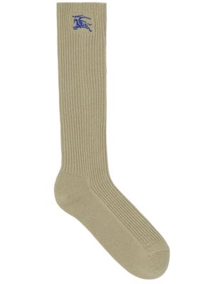 Burberry EKD ribbed socks - Neutrals