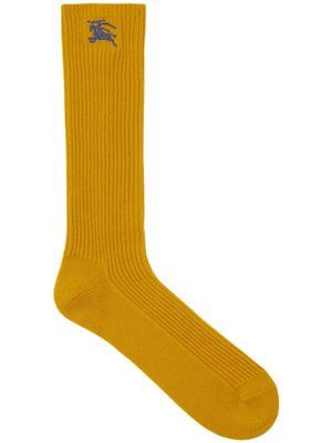Burberry EKD ribbed socks - Yellow