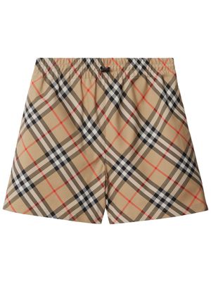 Burberry EKD Vintage Check-print shorts - Neutrals