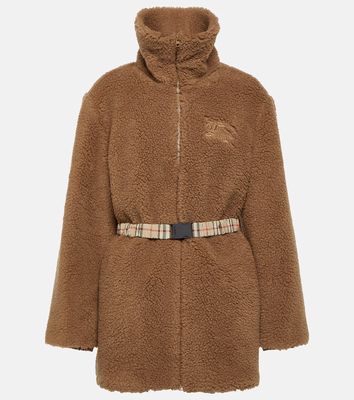 Burberry EKD wool-blend fleece jacket