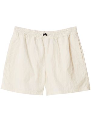 Burberry Equestrian Knight-appliqué shorts - Neutrals