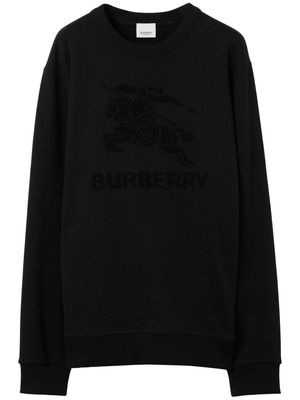 Burberry Equestrian Knight cotton sweatshirt - Black