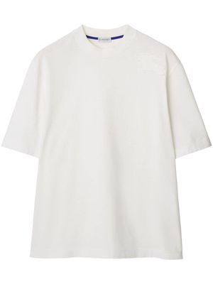 Burberry Equestrian Knight cotton T-shirt - White