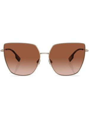 Burberry Eyewear Alexis cat-eye frame sunglasses - Gold