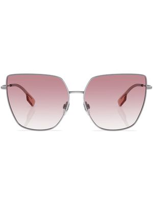 Burberry Eyewear Alexis square-frame sunglasses - Silver