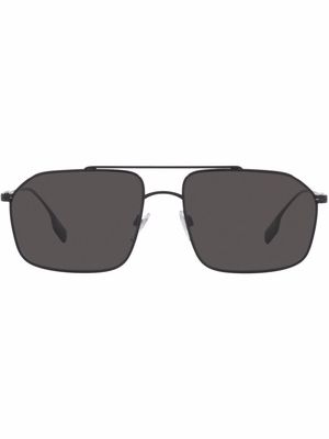 Burberry Eyewear BE3130 pilot-frame sunglasses - Black