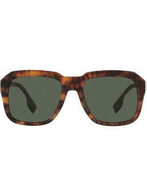 Burberry Eyewear BE4350 Astley square-frame sunglasses - Brown