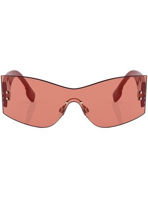 Burberry Eyewear Bella rimless-frame sunglasses - Red