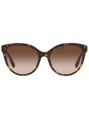 Burberry Eyewear Betty logo-plaque sunglasses - Brown