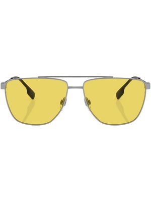 Burberry Eyewear Blaine pilot-frame sunglasses - Silver