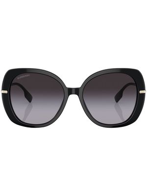 Burberry Eyewear Eugenie oversized-frame sunglasses - Black