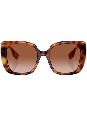 Burberry Eyewear Helena tortoiseshell-frame sunglasses - Brown