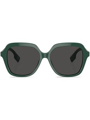 Burberry Eyewear Joni logo-lettering sunglasses - Green