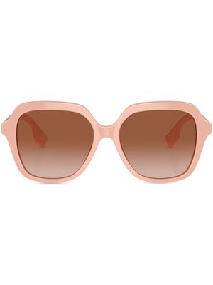 Burberry Eyewear Joni logo-lettering sunglasses - Pink