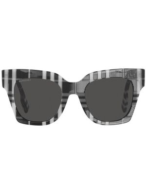 Burberry Eyewear Kitty check-pattern sunglasses - Black