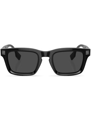 Burberry Eyewear logo-print square-frame sunglasses - Black