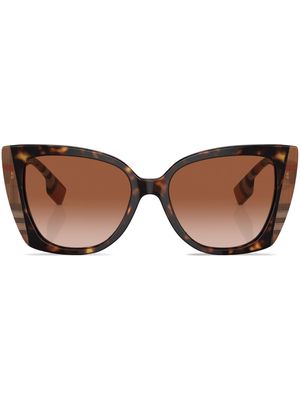 Burberry Eyewear Meryl tortoiseshell-effect sunglasses - Brown