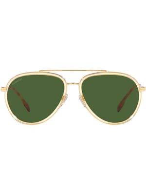 Burberry Eyewear Oliver pilot sunglasses - Green