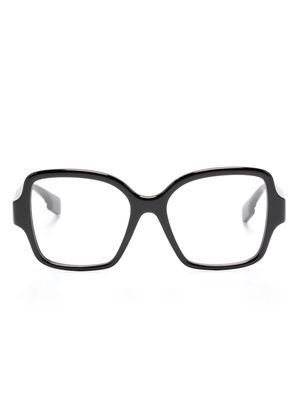 Burberry Eyewear oversize-frame glasses - Black