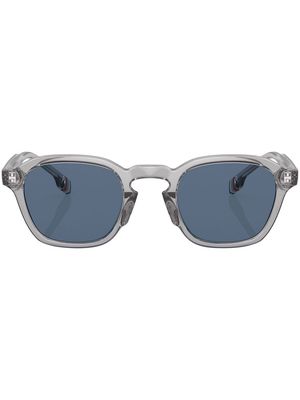 Burberry Eyewear Percy transparent-frame sunglasses - Grey
