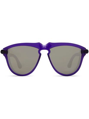 Burberry Eyewear pilot-frame tinted sunglasses - Purple