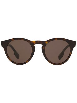 Burberry Eyewear round-frame bio-acetate sunglasses - Brown