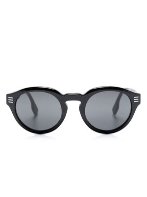 Burberry Eyewear round-frame stud-detailed sunglasses - Black