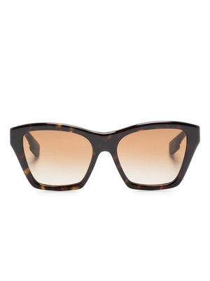 Burberry Eyewear stud-embellished square-frames sunglasses - Brown