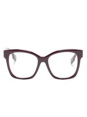 Burberry Eyewear Sylvie square-frame glasses - Red