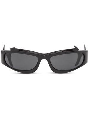 Burberry Eyewear Turner shark rectangular-frame sunglasses - Black